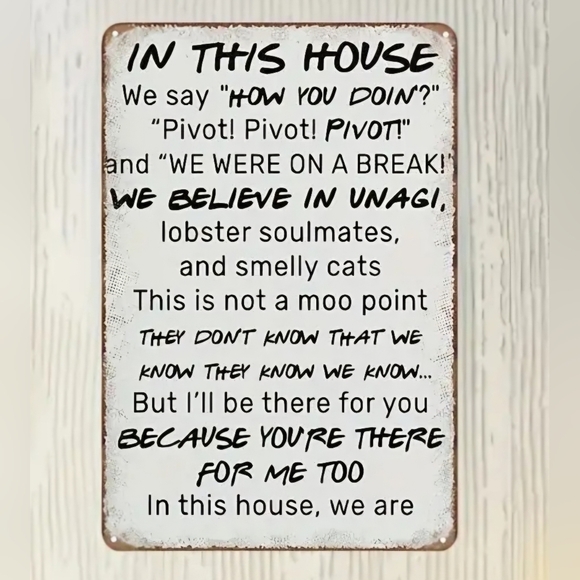 Friends TV show Decorative Tin Sign - Picture 1 of 5